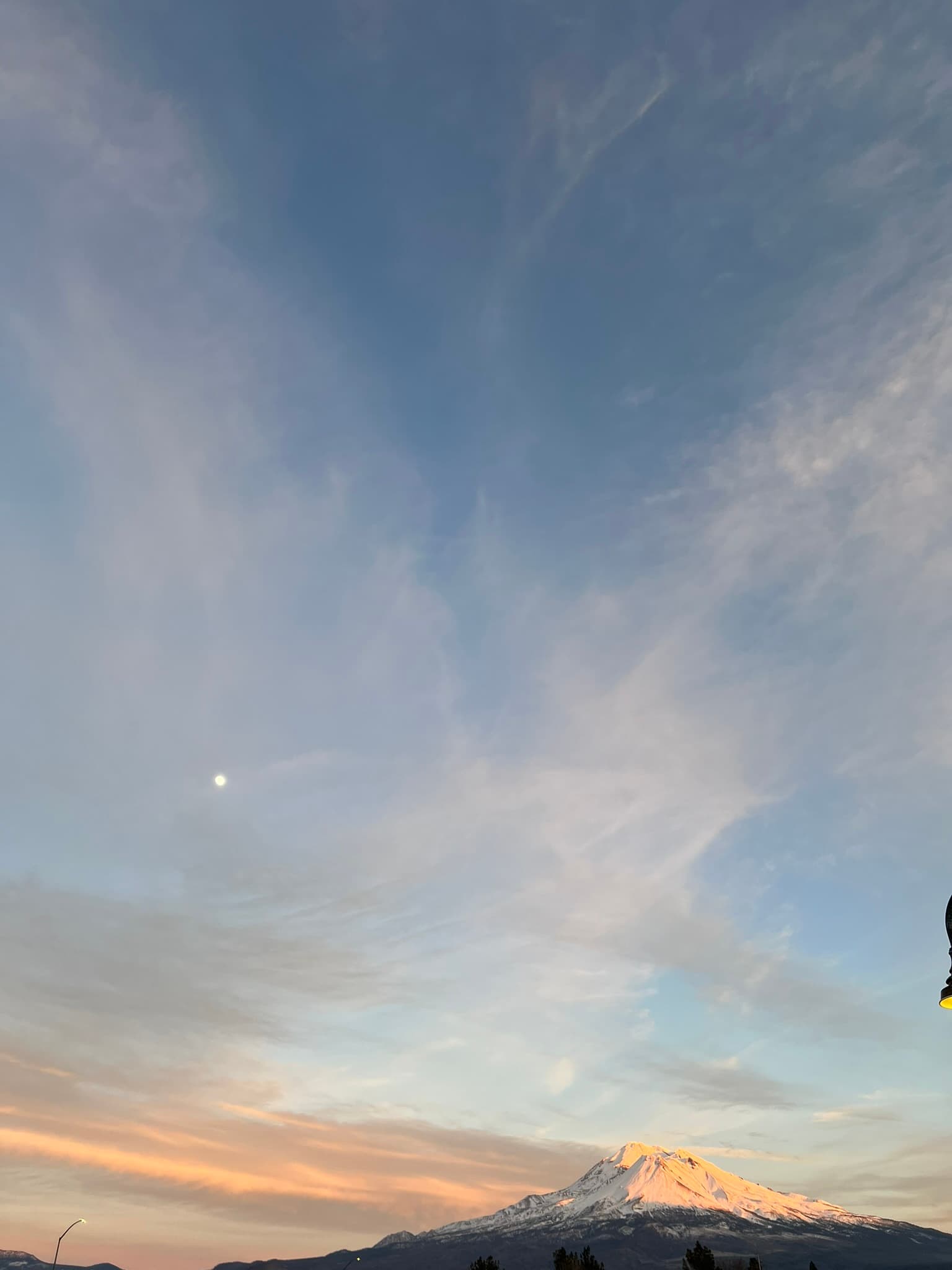 Sky and mountain background